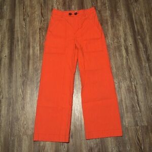 Maeve Orange Wide Leg Jumpsuit High-Waisted